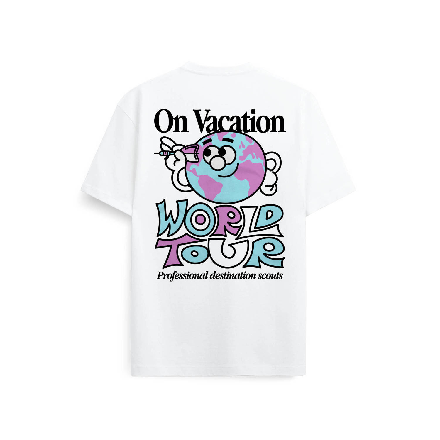 On Vacation Club T-shirt wit