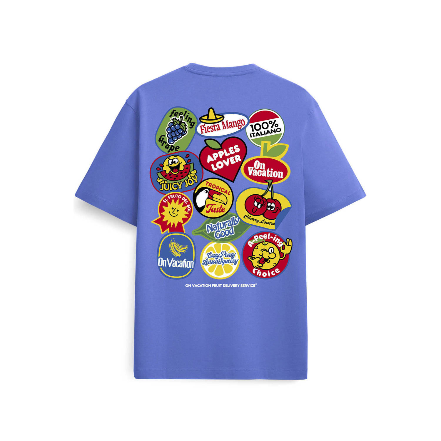 On Vacation Club T-shirt blauw