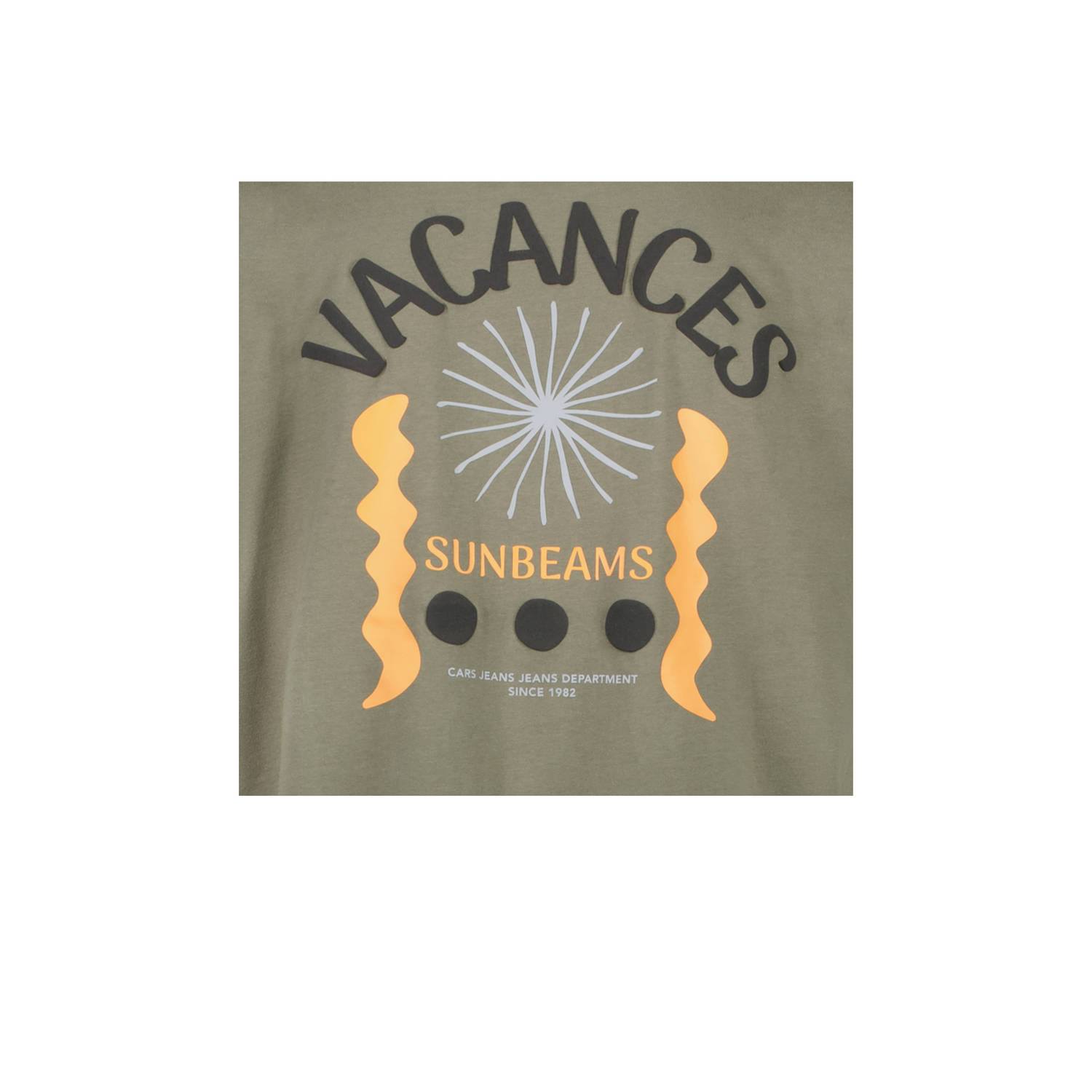 Cars T-shirt olijfgroen