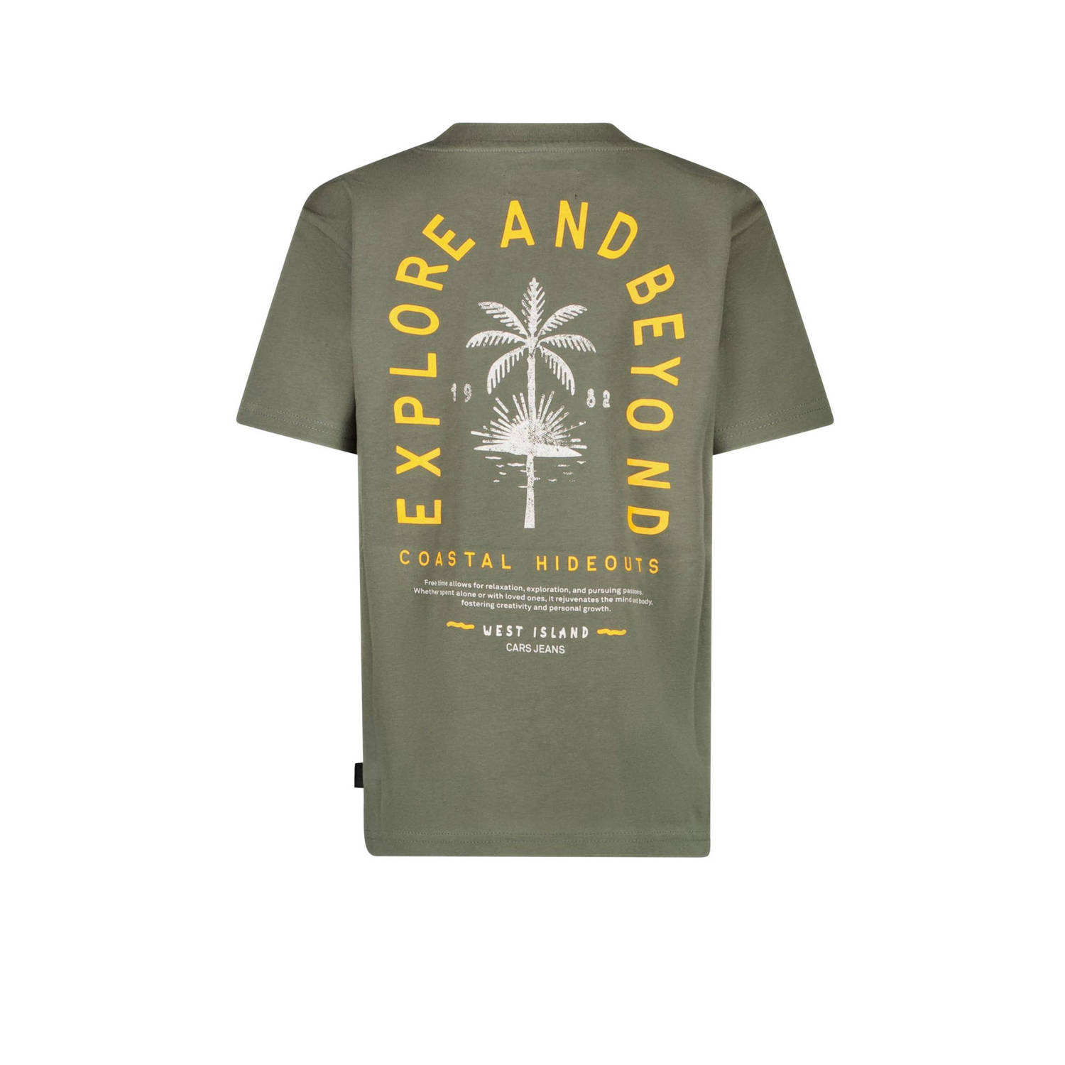 Cars T-shirt olijfgroen