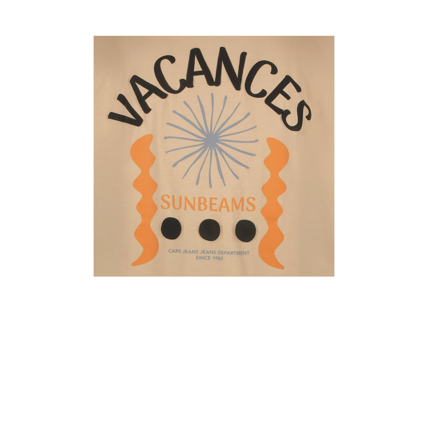Cars T-shirt beige
