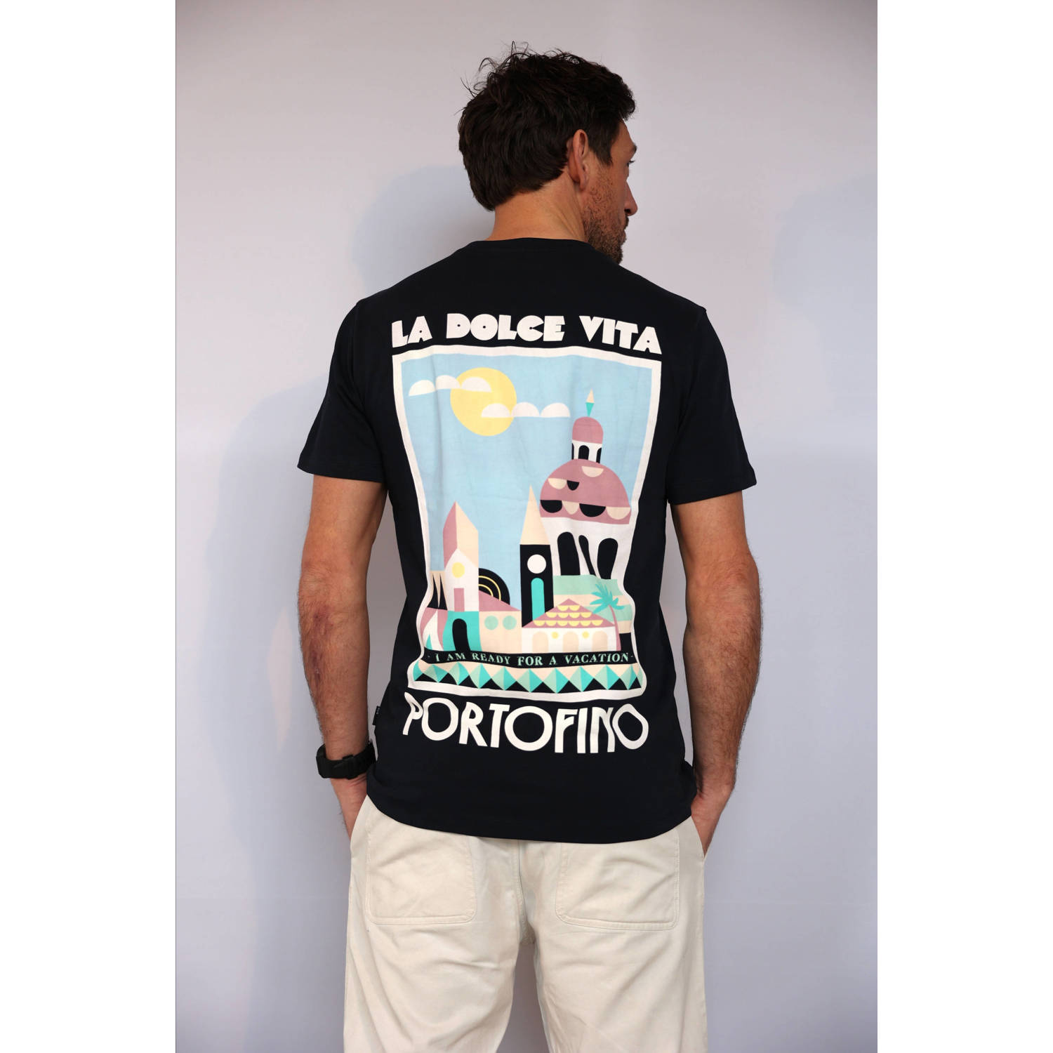 Kultivate T-shirt donkerblauw