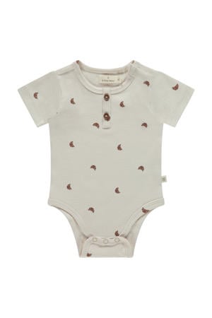 romper ecru/bruin