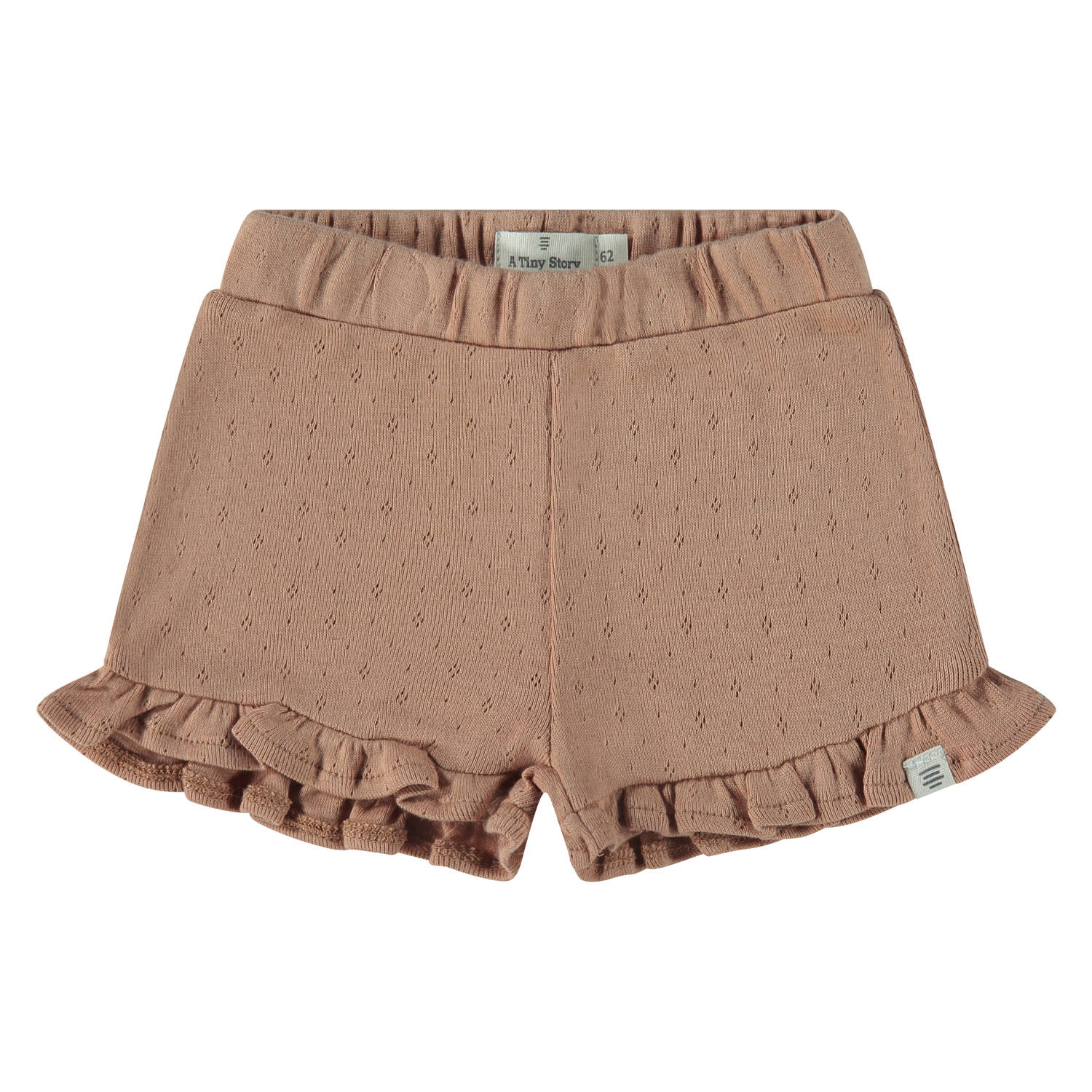 A Tiny Story casual short met ruches roze