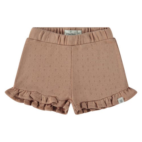 A Tiny Story casual short met ruches roze afbeelding
