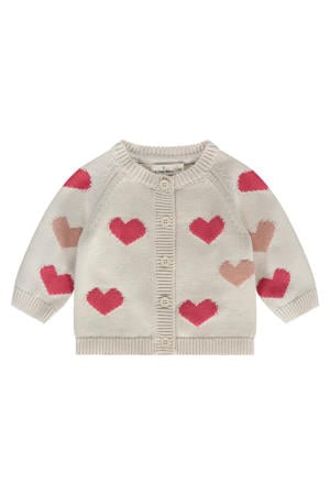 gebreid vest ecru