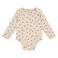 A Tiny Story romper met hartjesprint ecru/rood