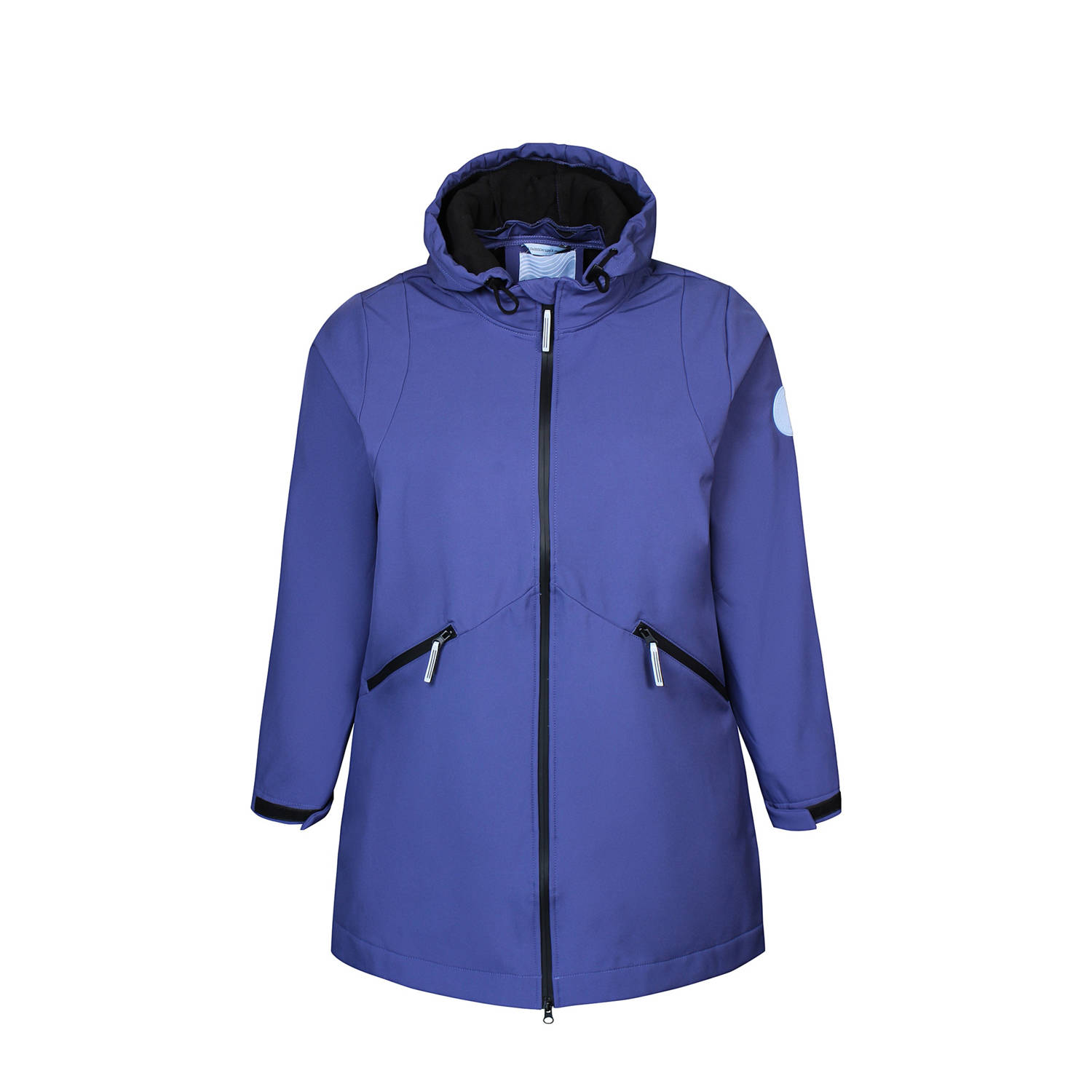 Zhenzi softshell jas blauw