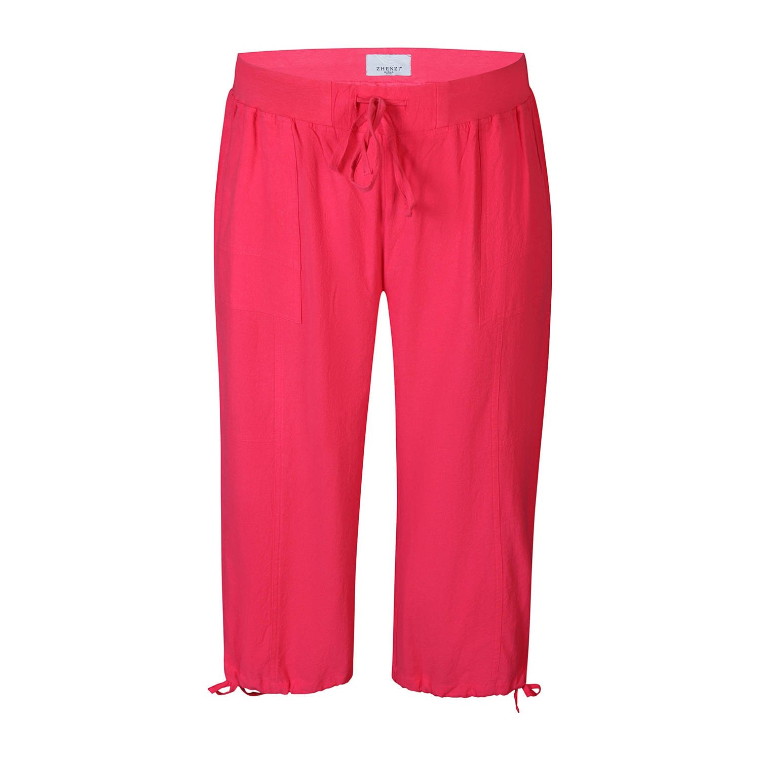 Zhenzi regular waist broek roze