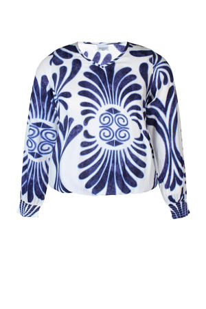 blousetop blauw