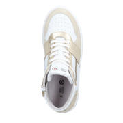 thumbnail: Red Code leren sneakers wit/goud