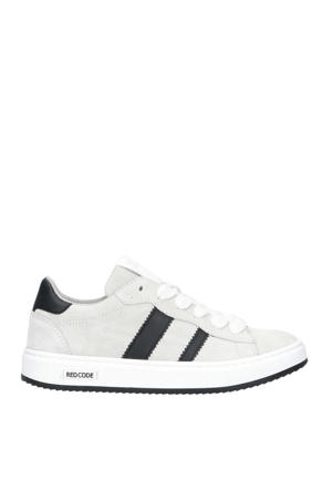 suède sneakers grijs
