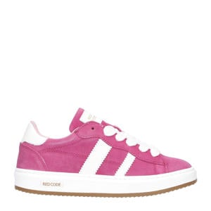 suède sneakers fuchsia