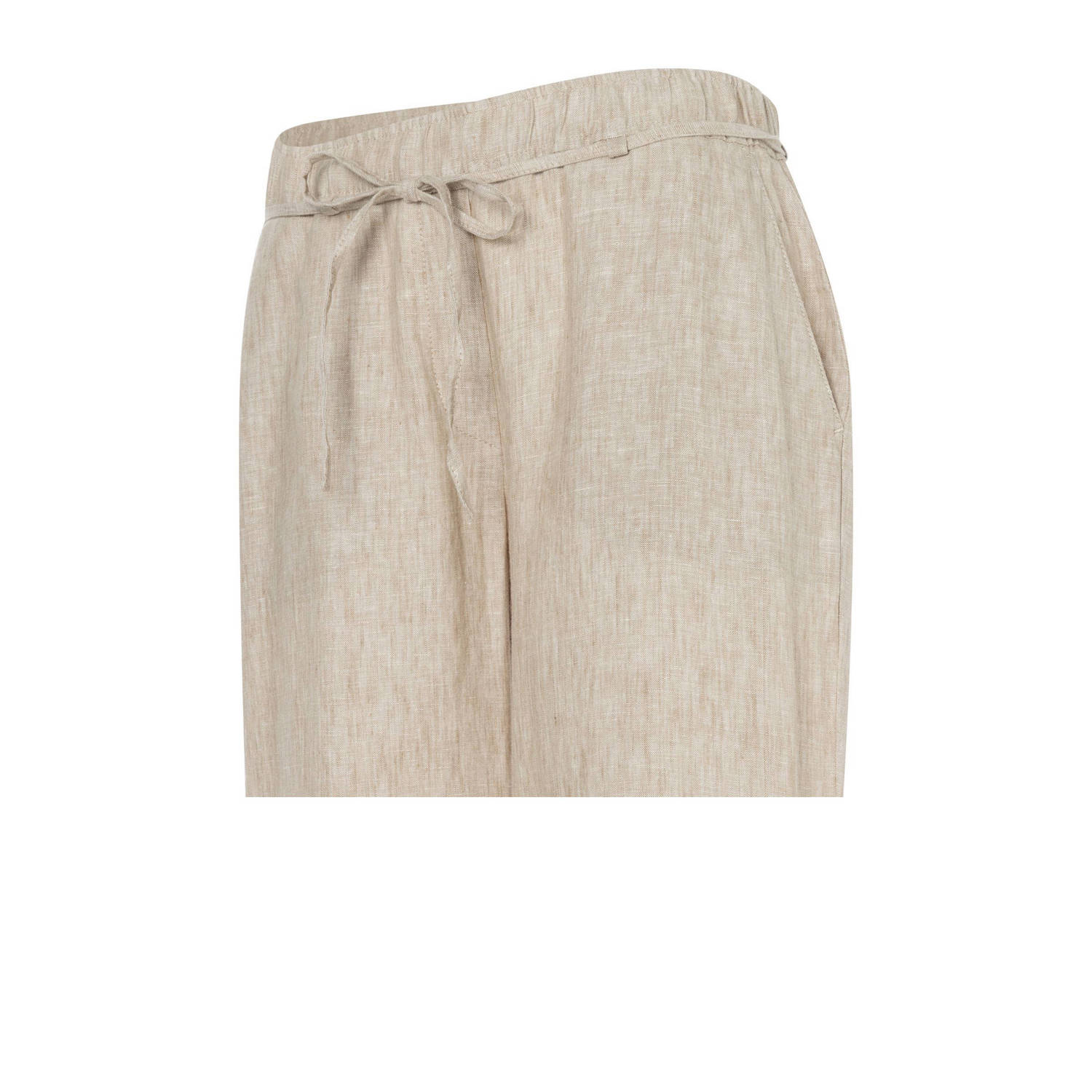 MAC straight regular waist broek beige
