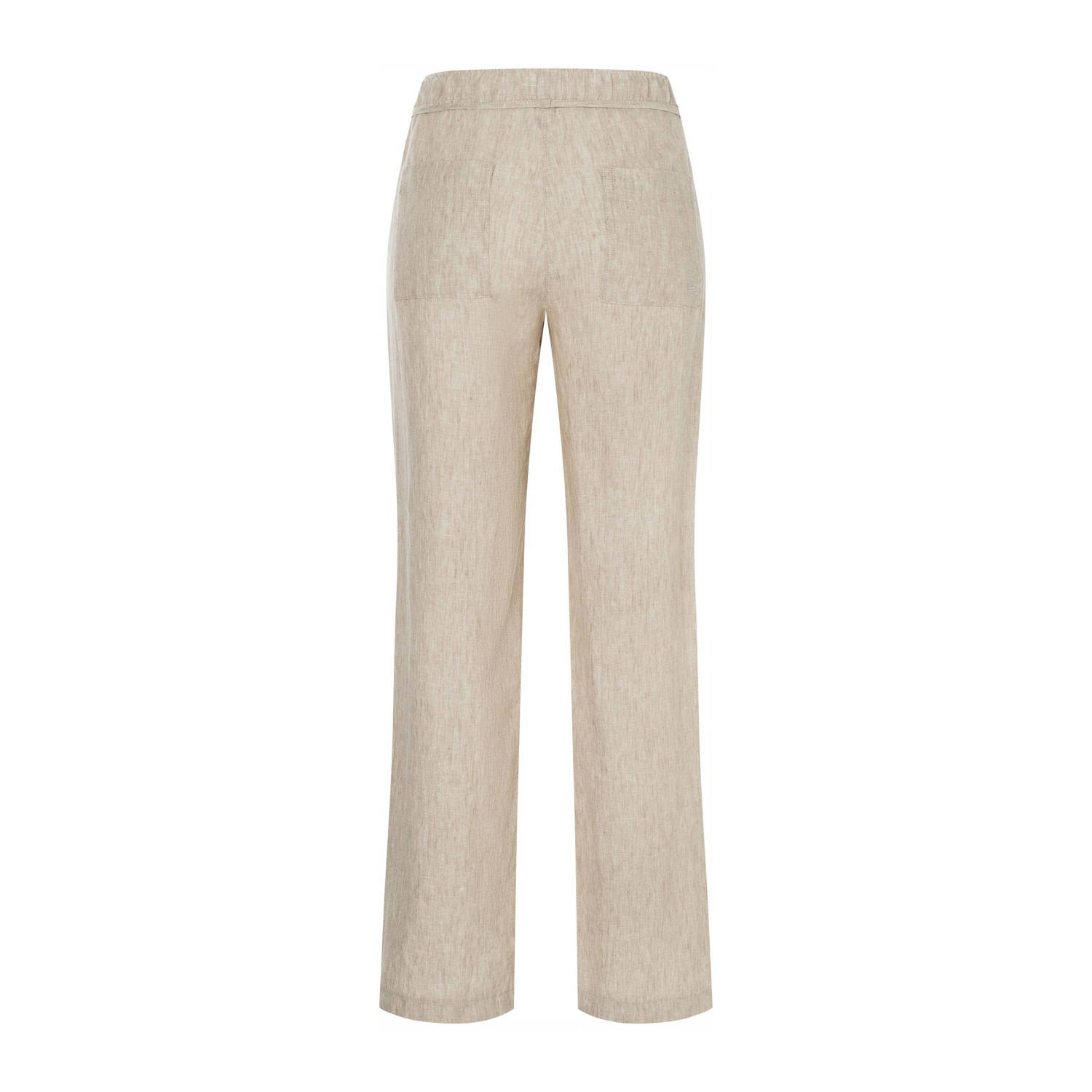 MAC straight regular waist broek beige