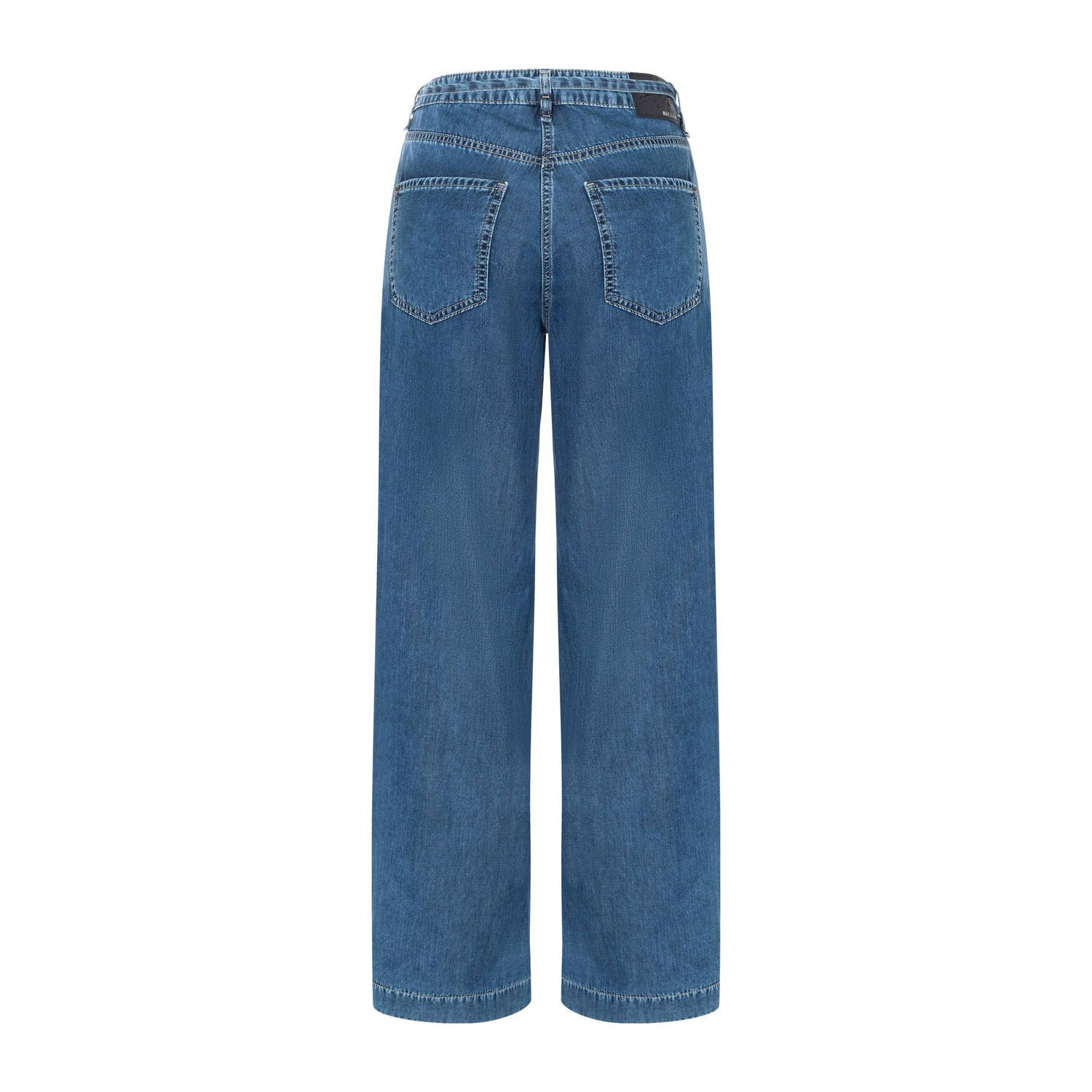 MAC regular waist broek medium blue denim
