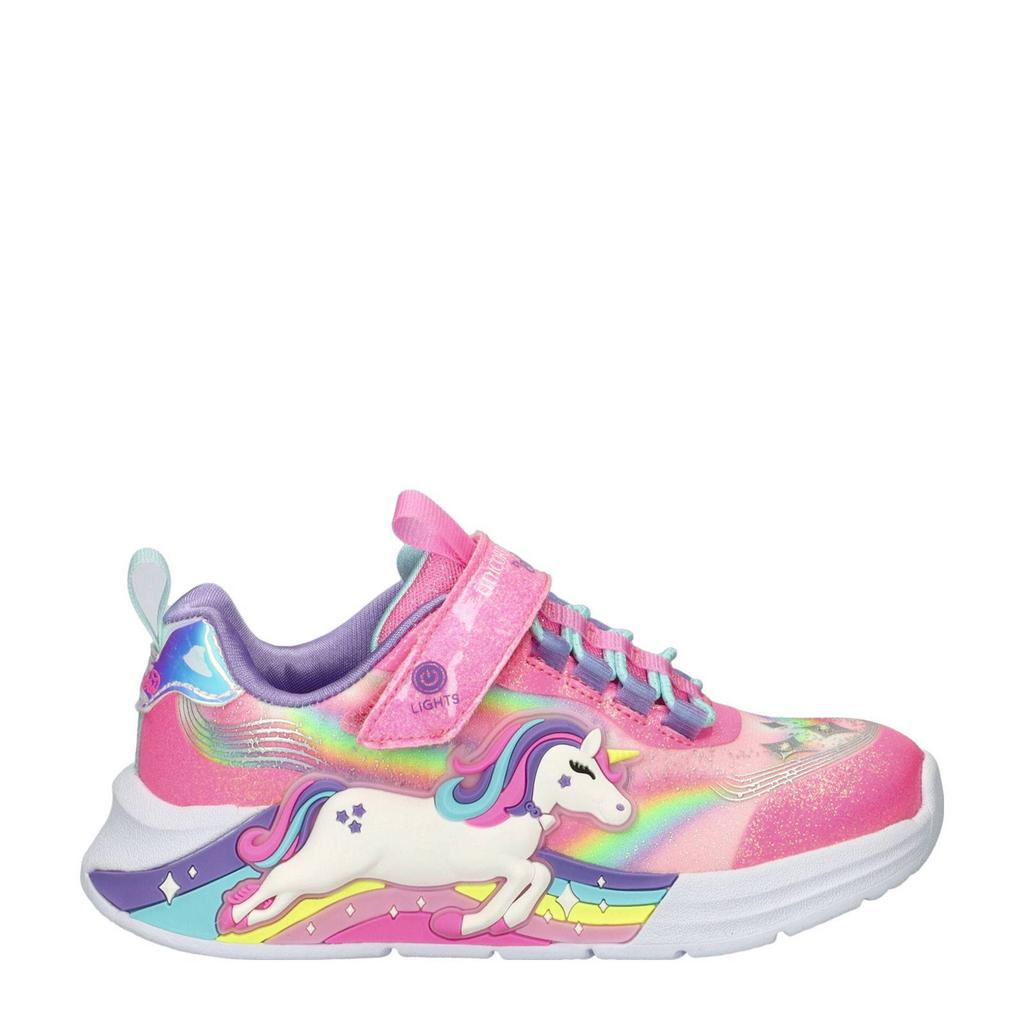 Skechers sneakers met lichtjes roze
