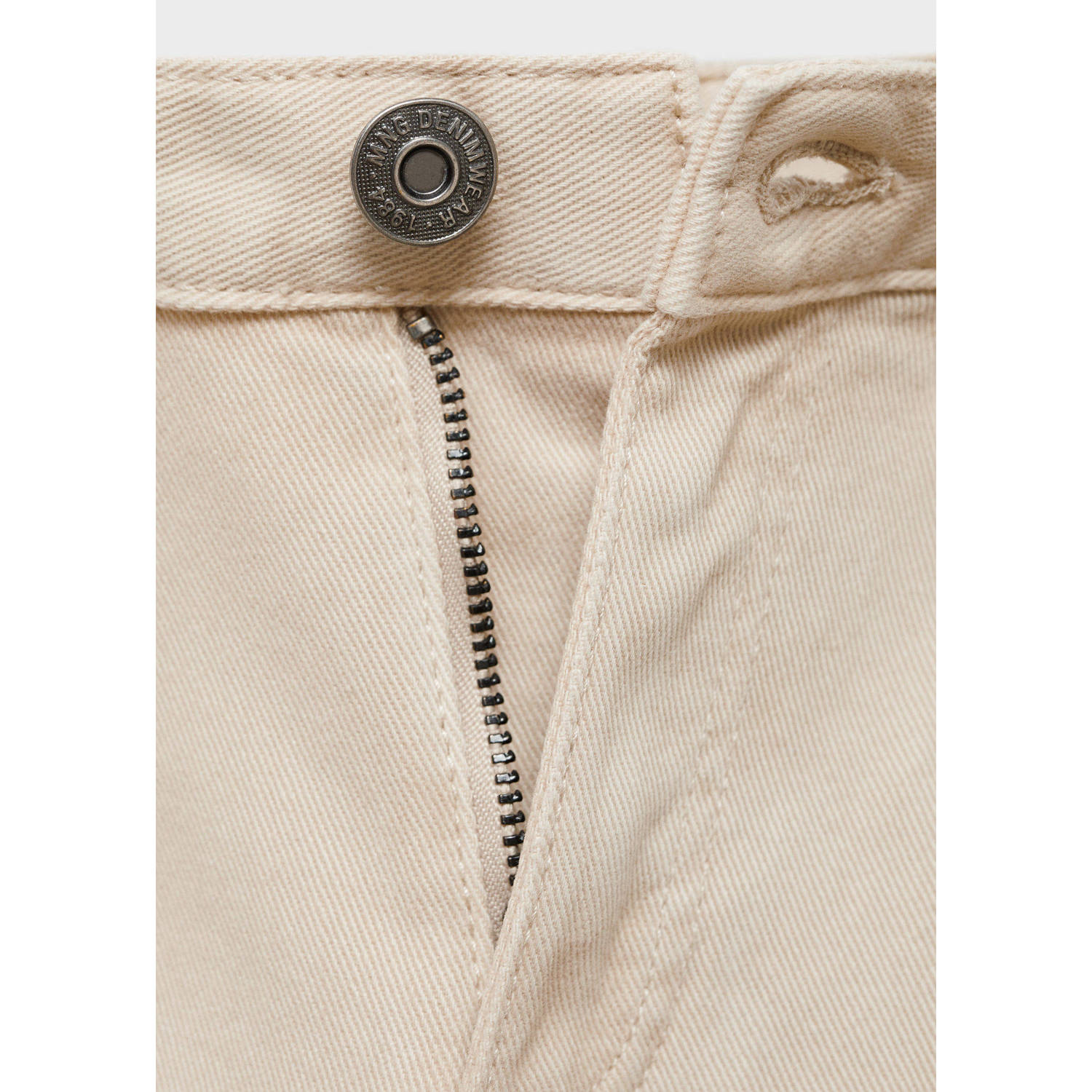 Mango Kids straight casual broek beige