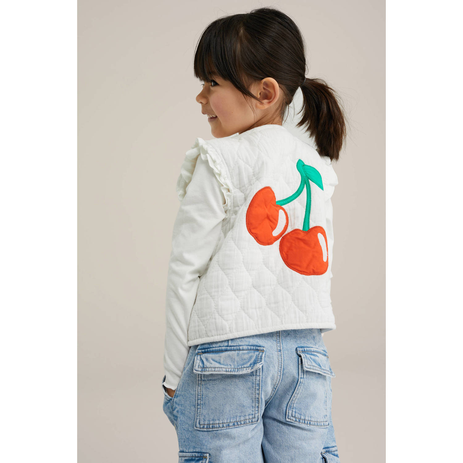 WE Fashion gilet wit