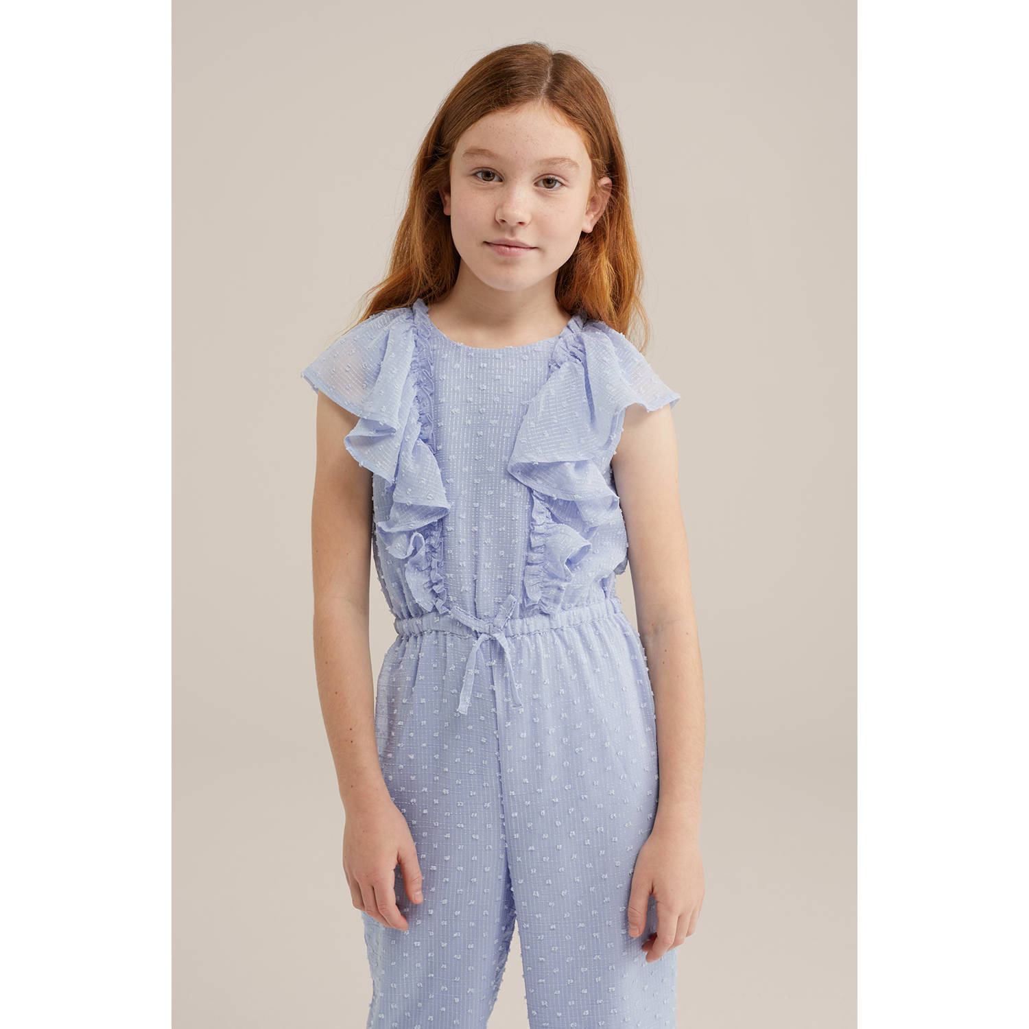 WE Fashion jumpsuit blauw