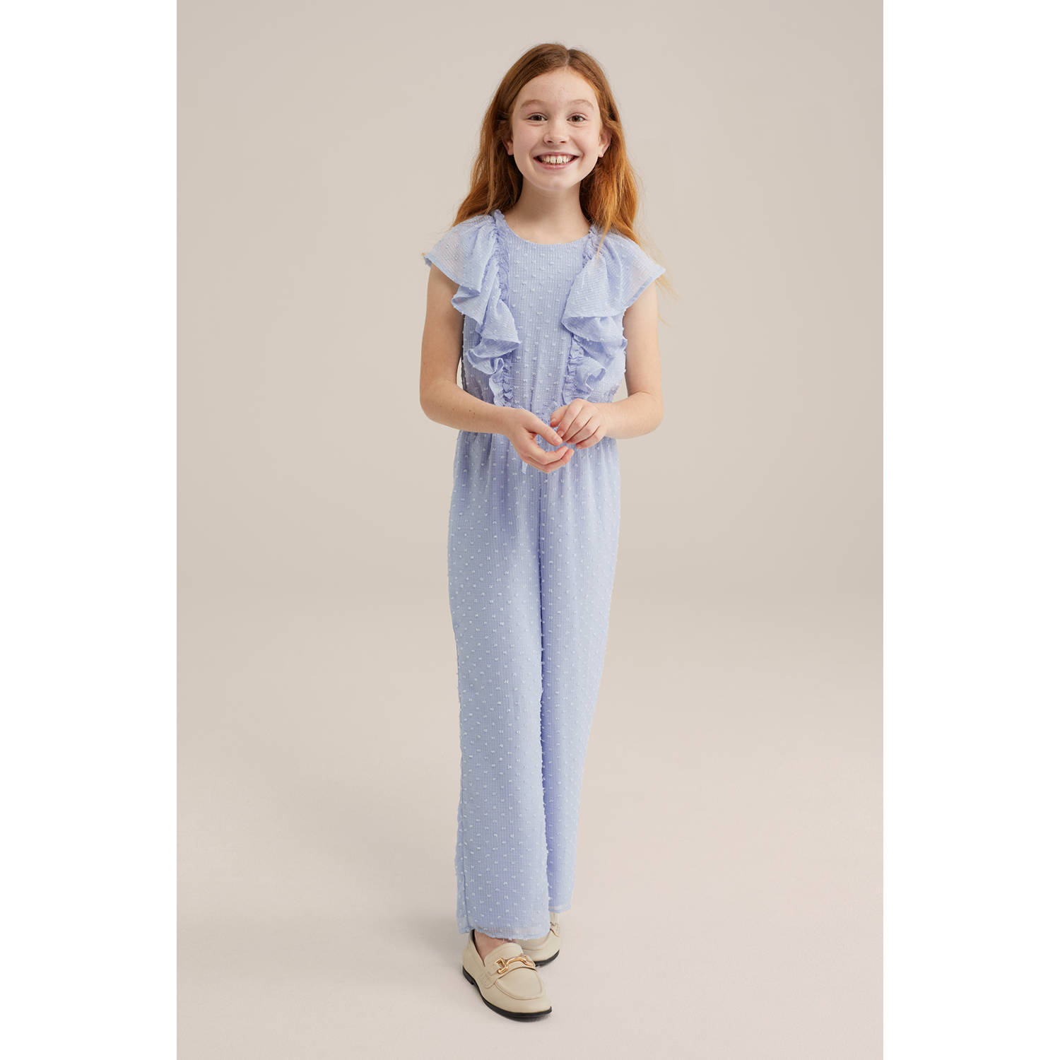 WE Fashion jumpsuit blauw