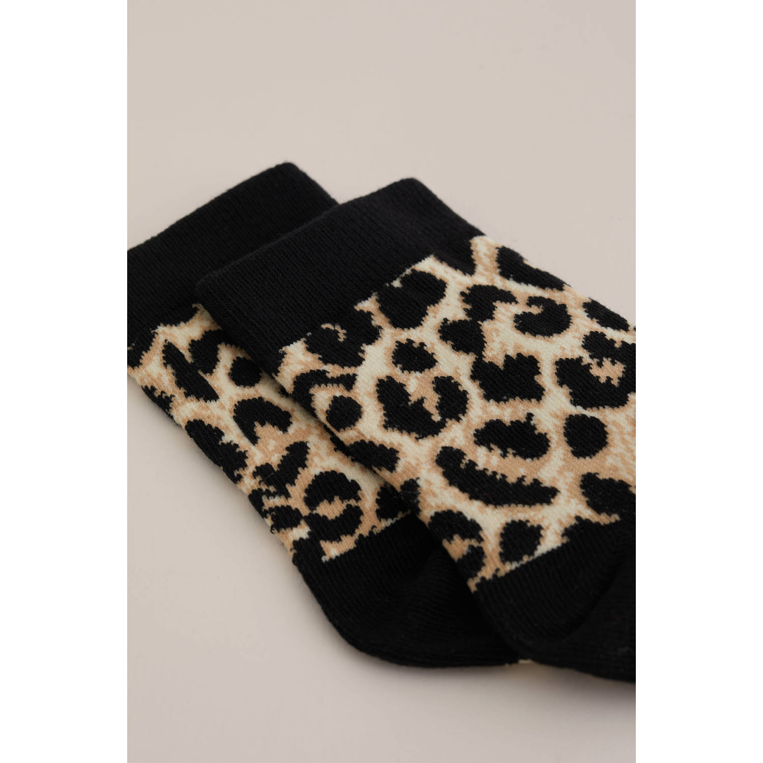 WE Fashion sokken bruin zwart beige