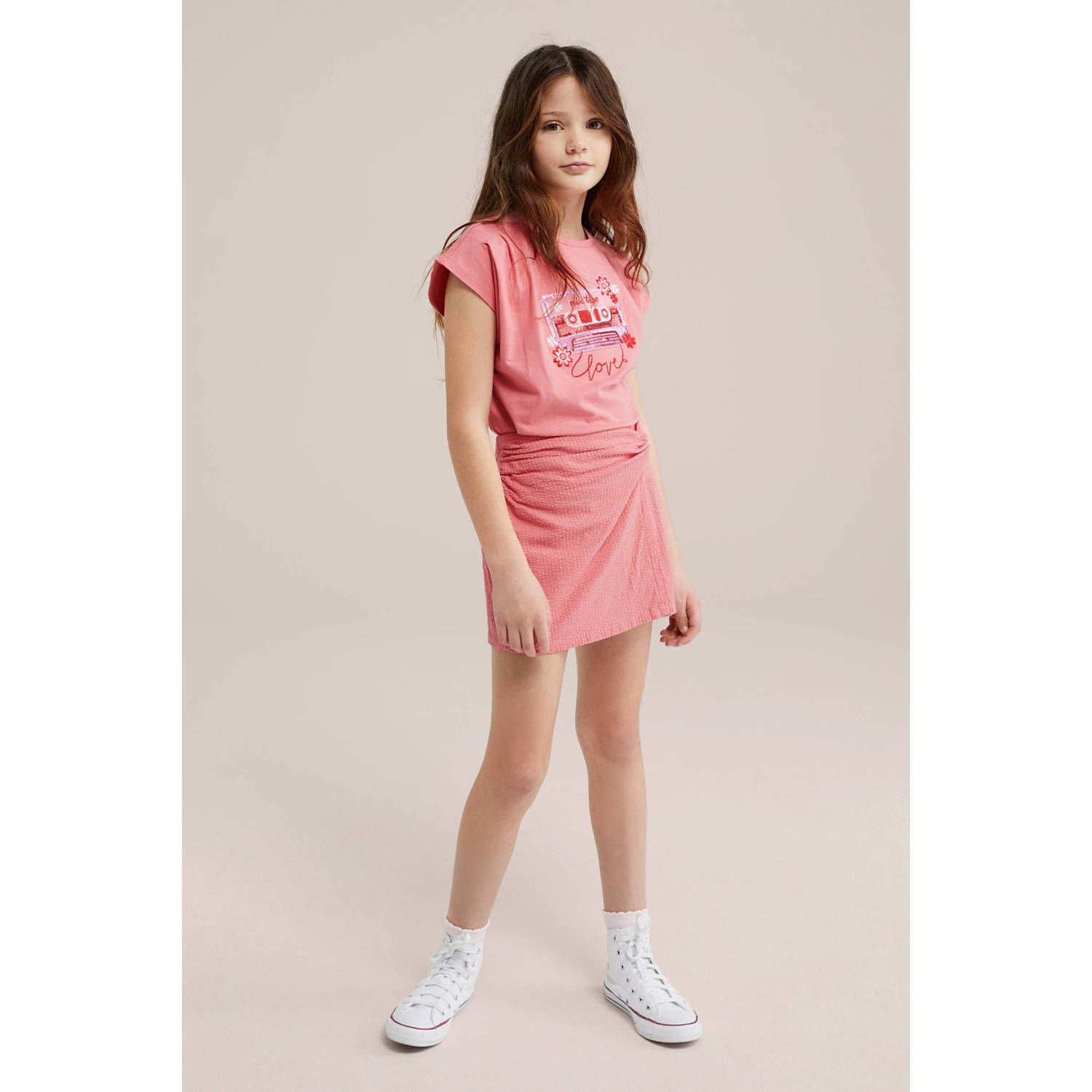 WE Fashion skort roze