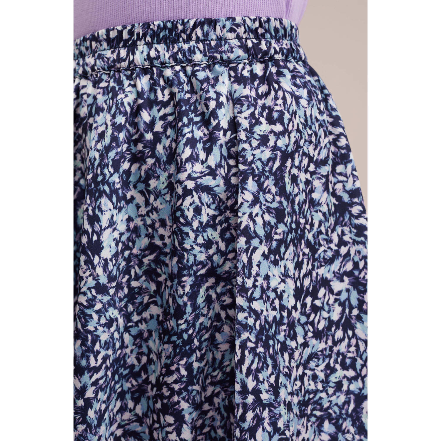 WE Fashion korte rok blauw