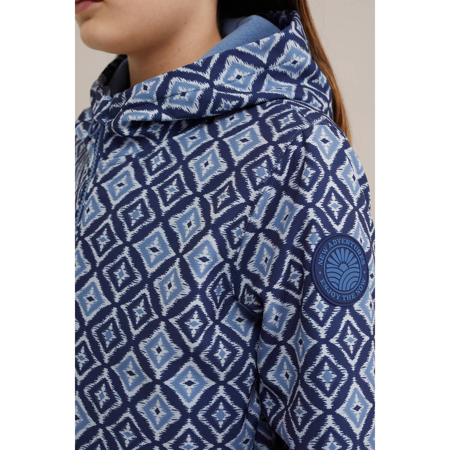 WE Fashion softshell jas blauw
