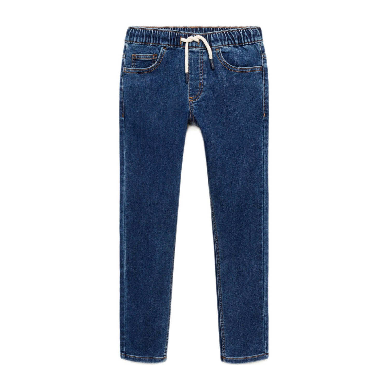 Mango Kids regular fit jeans medium blue denim