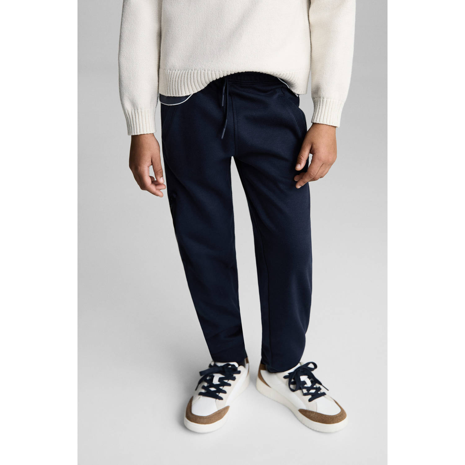 Mango Kids joggingbroek marine