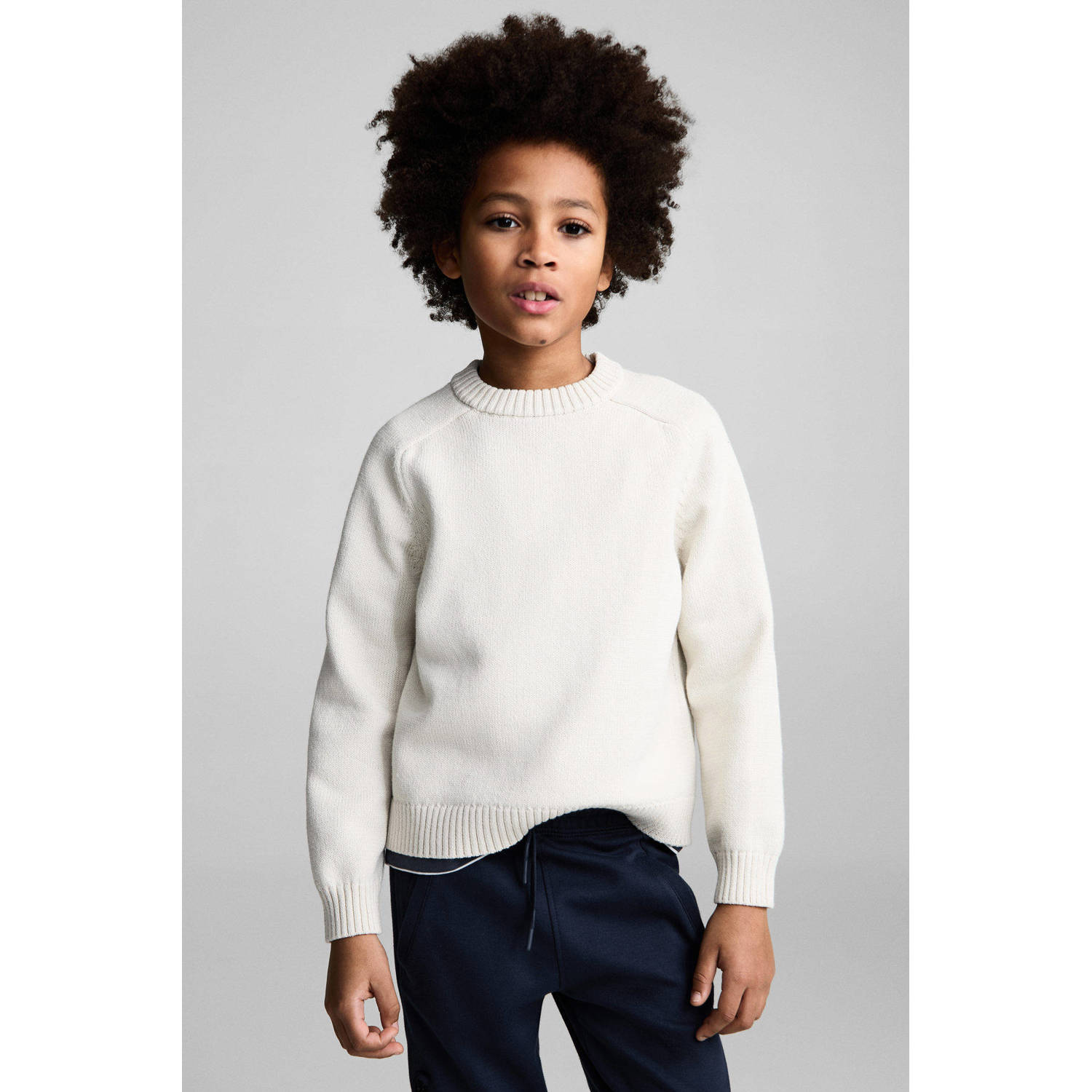 Mango Kids joggingbroek marine
