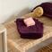 NOUS Living washand aubergine (set van 4) (15x20 cm)