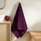 NOUS Living handdoek aubergine (100x50 cm)