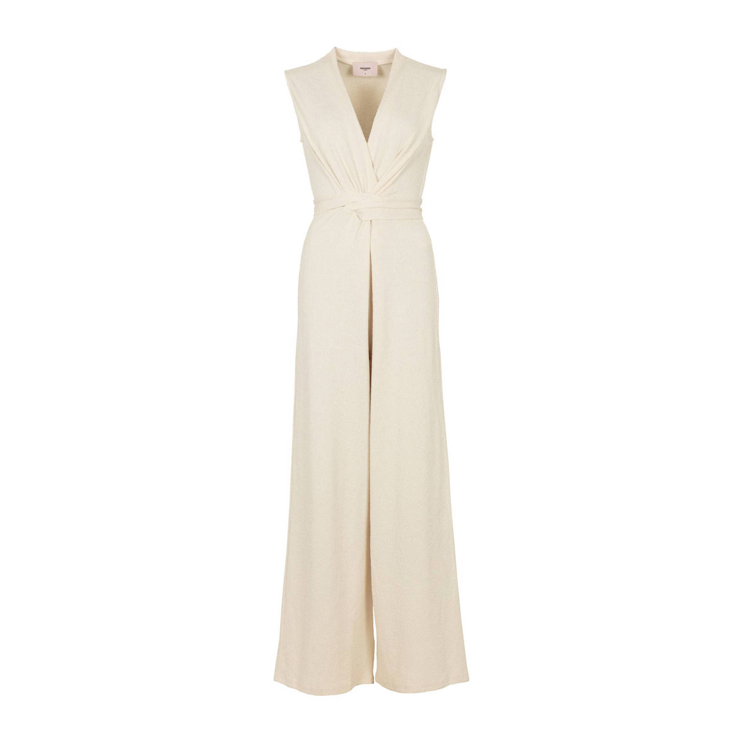 Freebird aansluitend jumpsuit crème