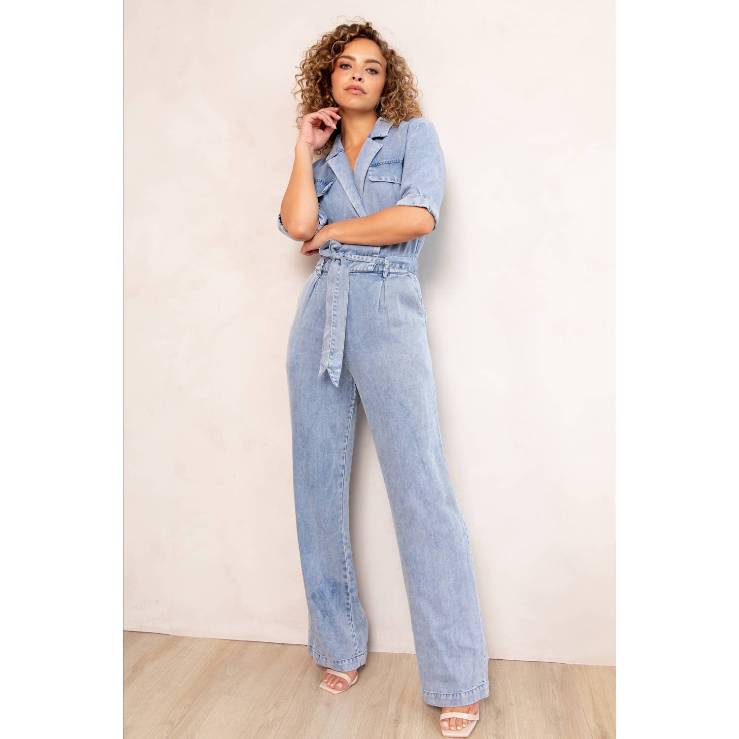 FREEBIRD Dames Jumpsuits Yael Ss Lichtgrijs