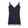 FREEQUENT spaghettitop FQBICCO met kant marineblauw
