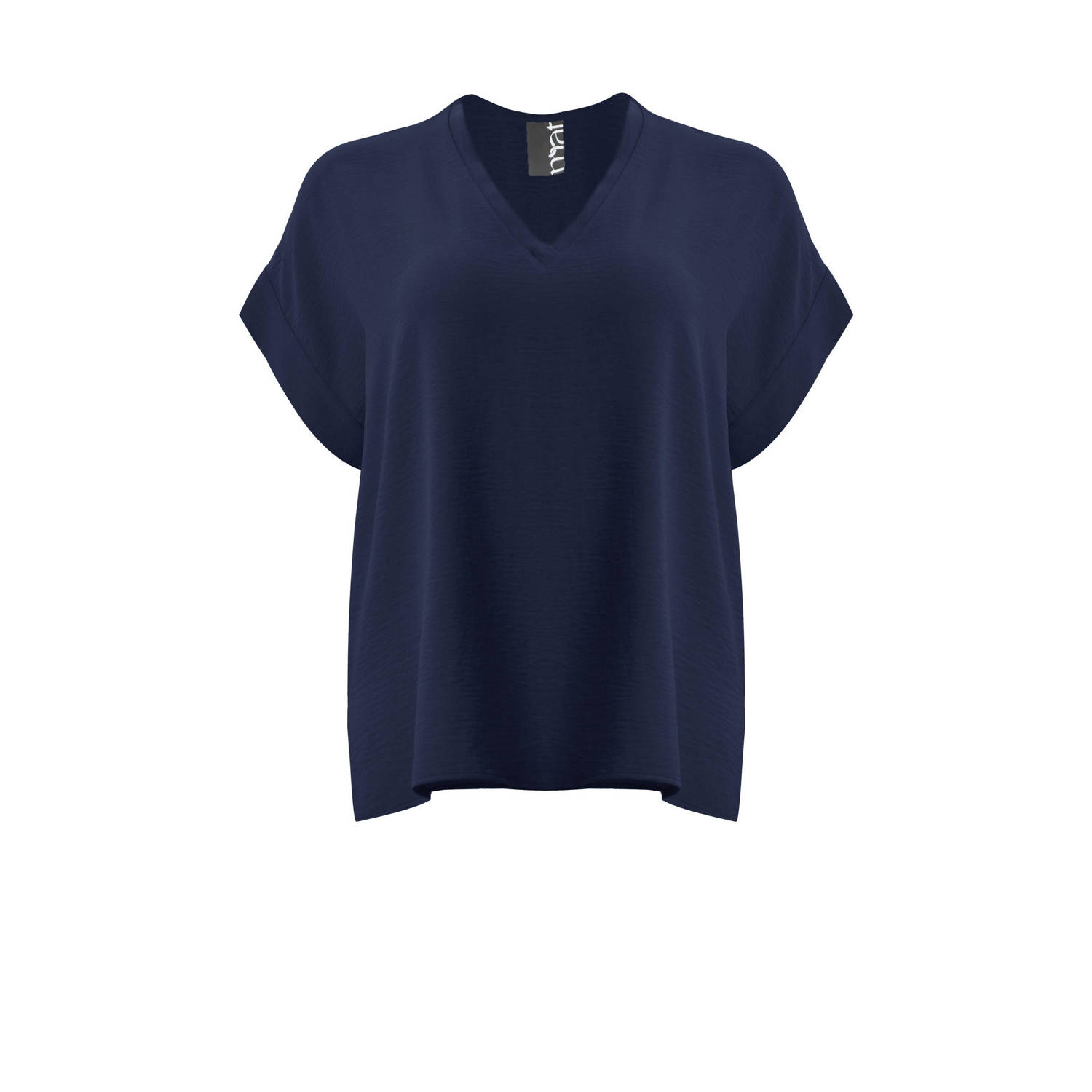Mat Fashion top donkerblauw