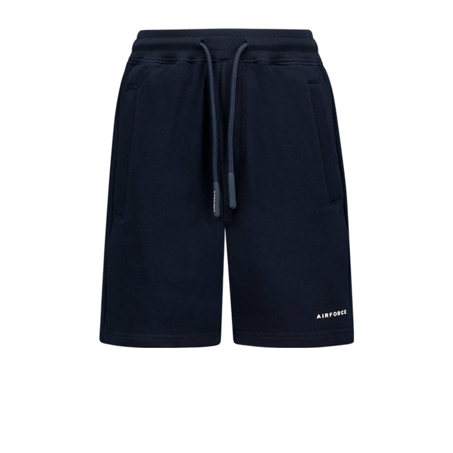 Airforce sweatshort donkerblauw