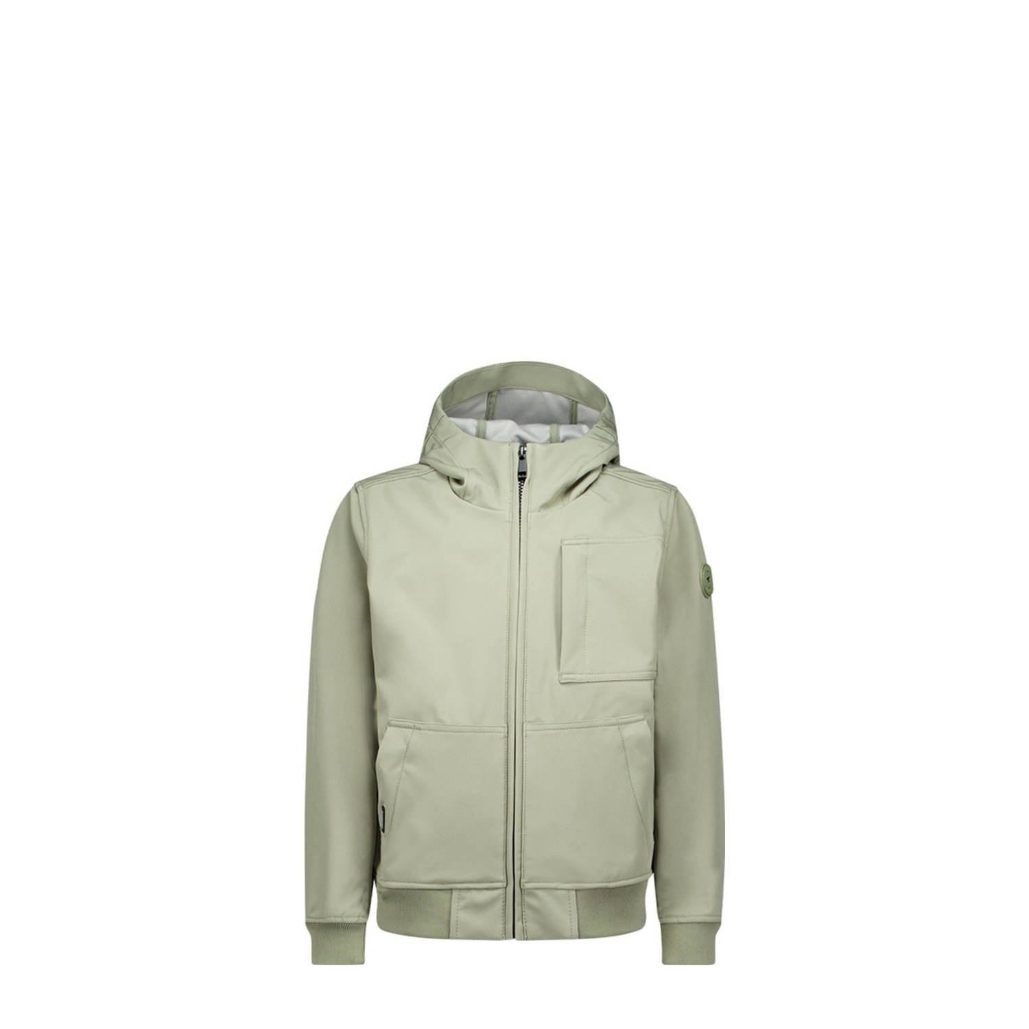Airforce softshell jas mintgroen