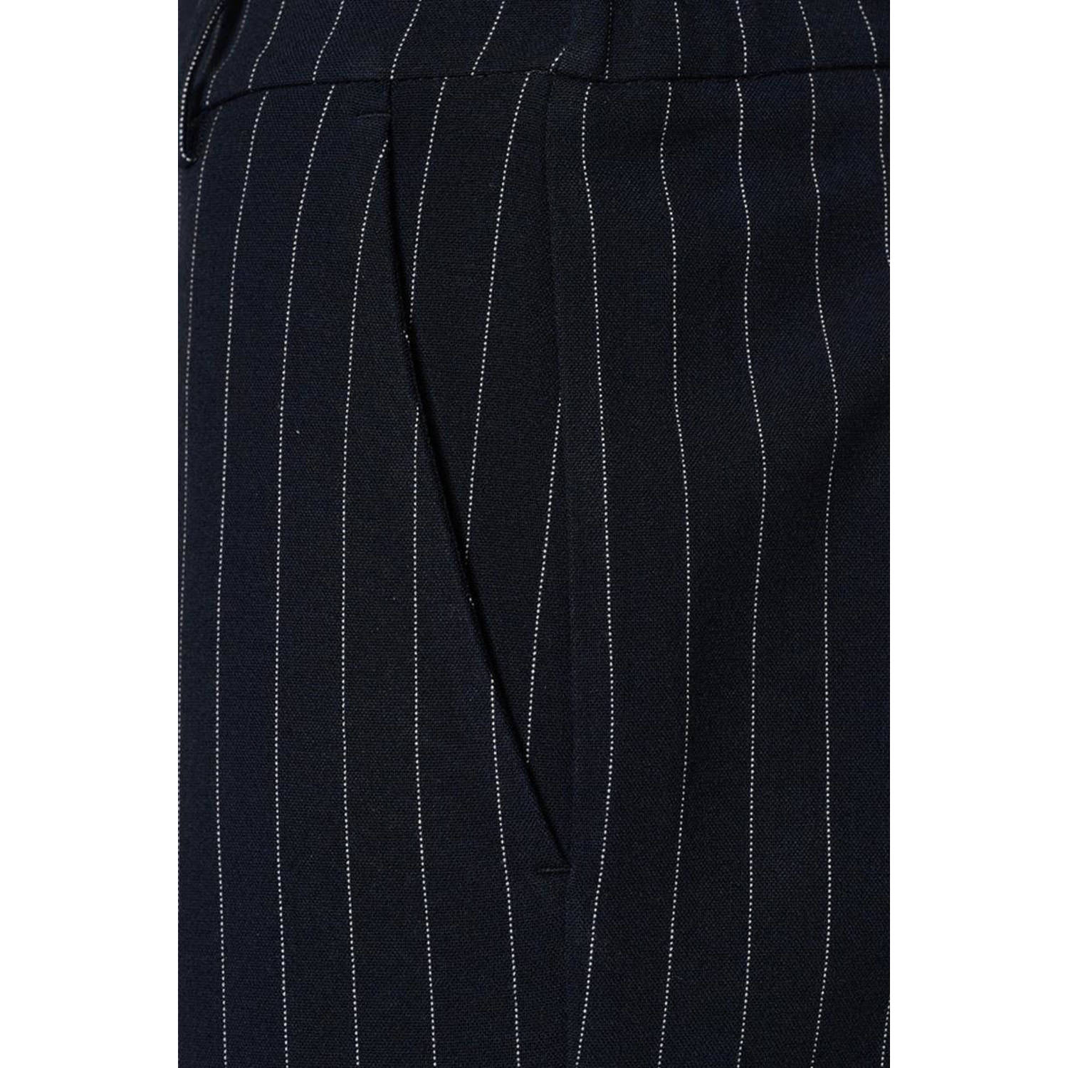Mart Visser krijtstreep pantalon blauw