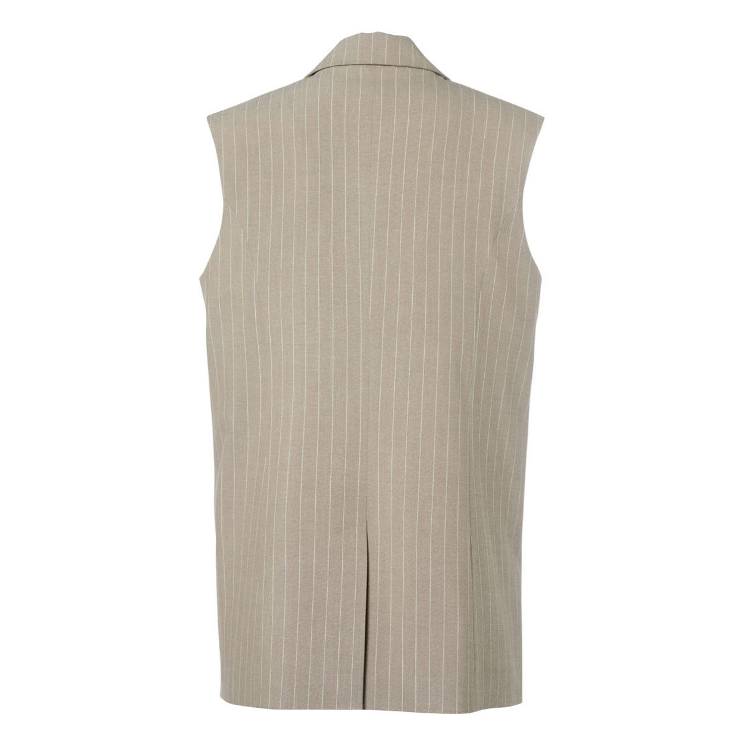 Mart Visser Krijtstreep gilet zand