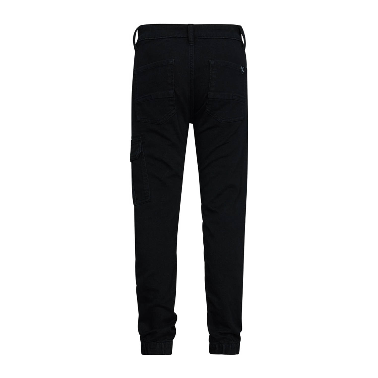 Retour Jeans straight casual broek zwart