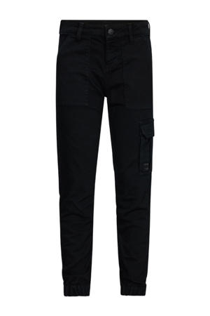 straight casual broek zwart
