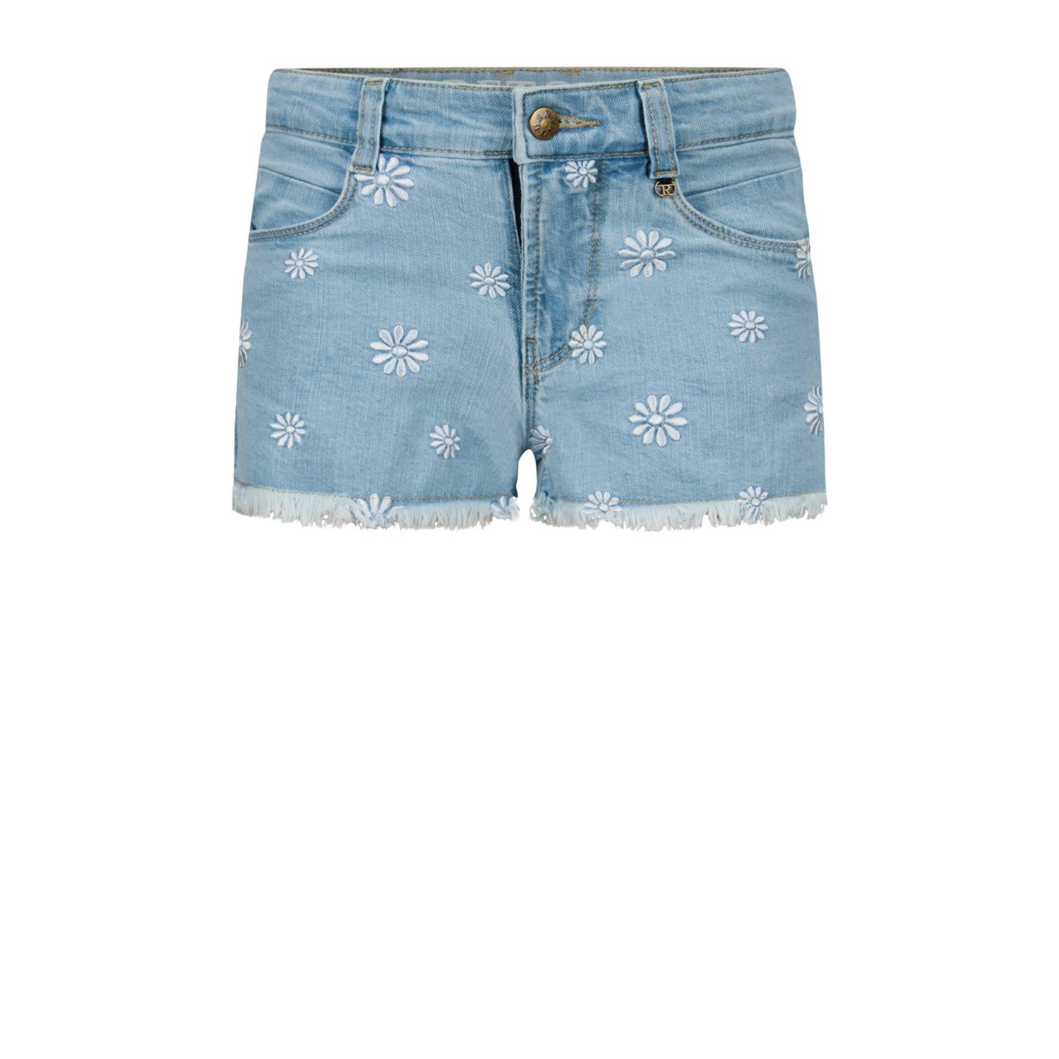 Retour Jeans regular denim short light blue denim