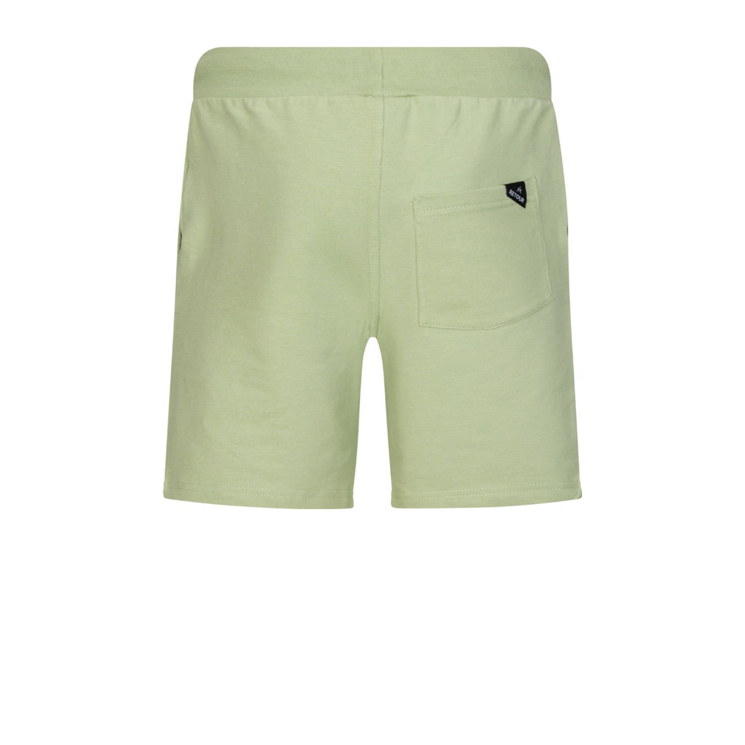 Retour Jeans regular sweatshort groen