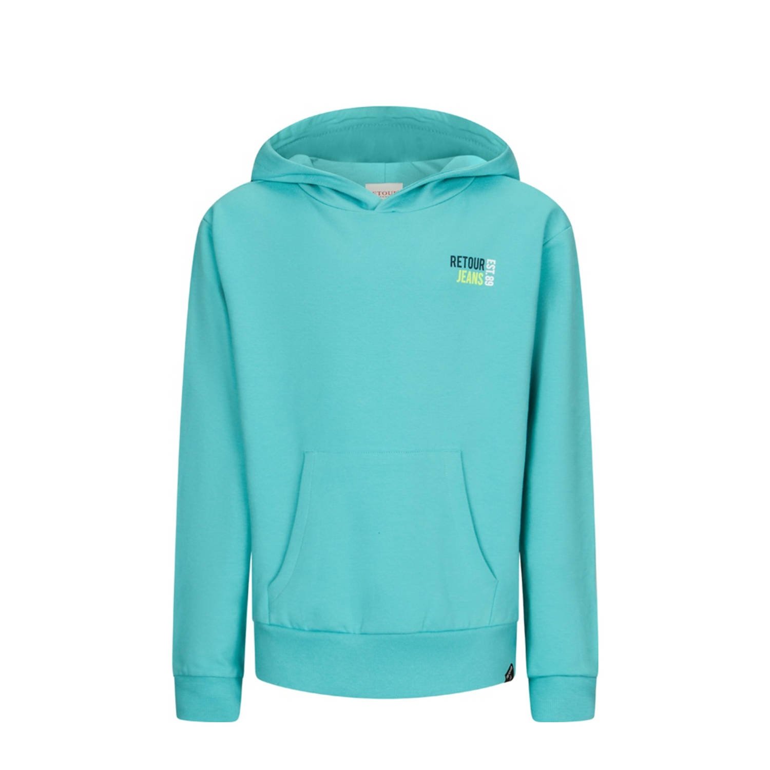 Retour Jeans hoodie turquoise