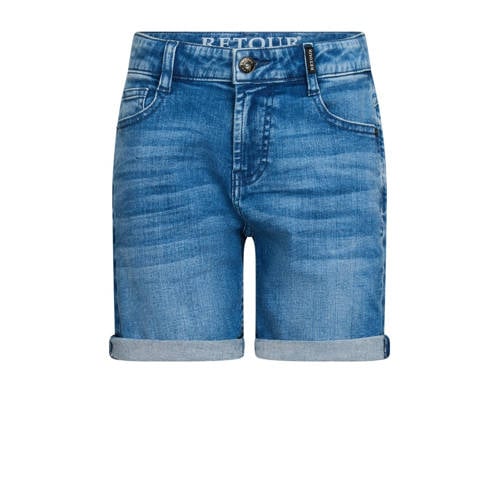 Retour Jeans denim relaxed short dark blue denim afbeelding