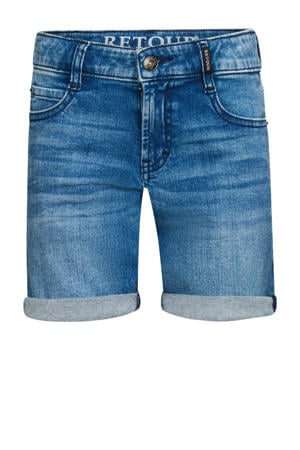 regular denim short medium blue denim