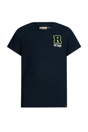 T-shirt donkerblauw